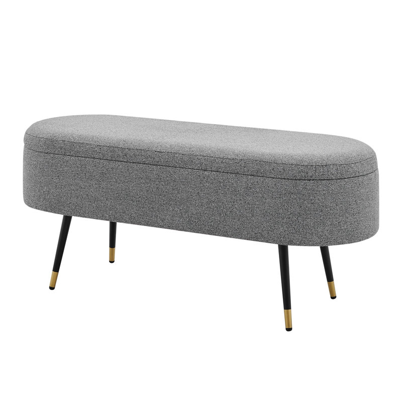 Corrigan Studio® Ayerim Upholstered Flip Top Storage Bench & Reviews